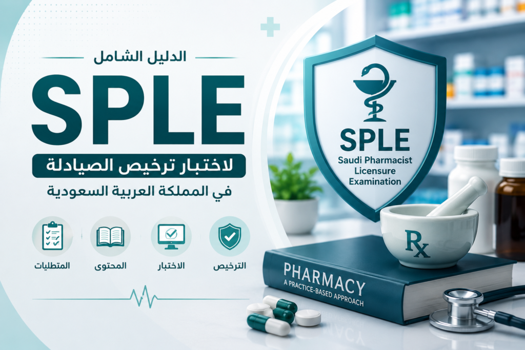 رخصة SPLE للصيادلة: الدليل الشامل لاجتياز اختبار الهيئة السعودية للتخصصات الصحية